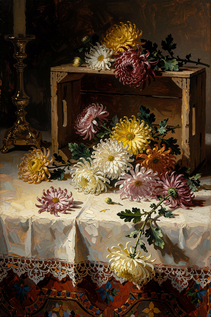 Flowers in a Dark Room gallery image