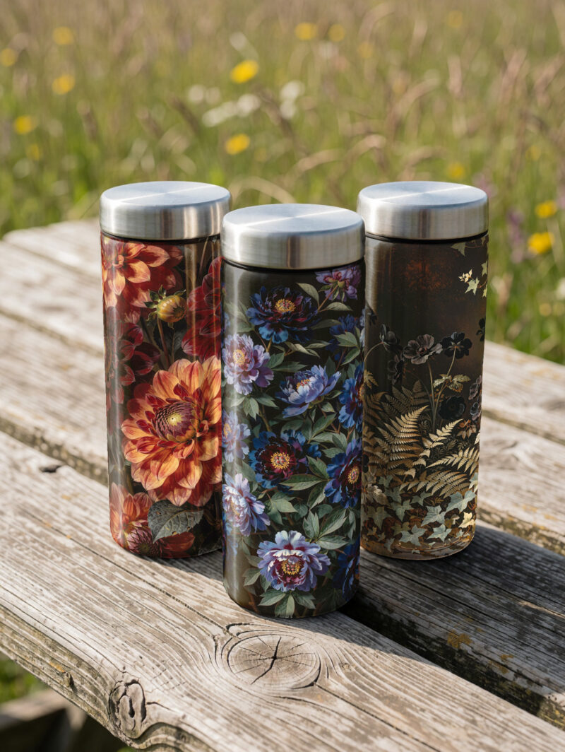 Tumbler Dark Florals gallery image